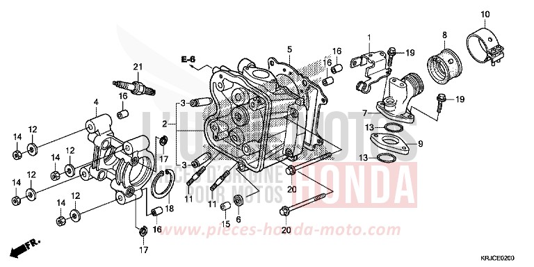 CULASSE von S-wing ABS PEARL NIGHTSTAR BLACK (NHA84) von 2012